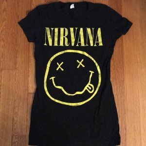 Nirvana black t - shirt, great condition